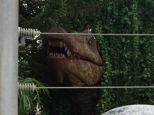 USJダイナソーパニックの恐竜