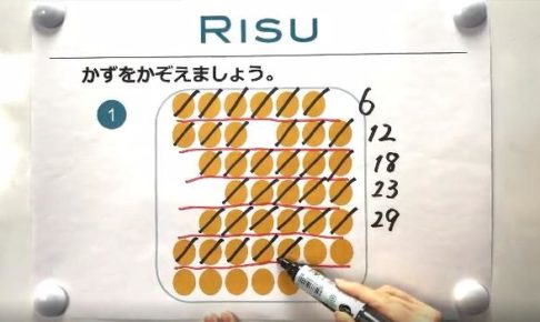 動画で知るRISUの魅力1「かずをかぞえましょう！」